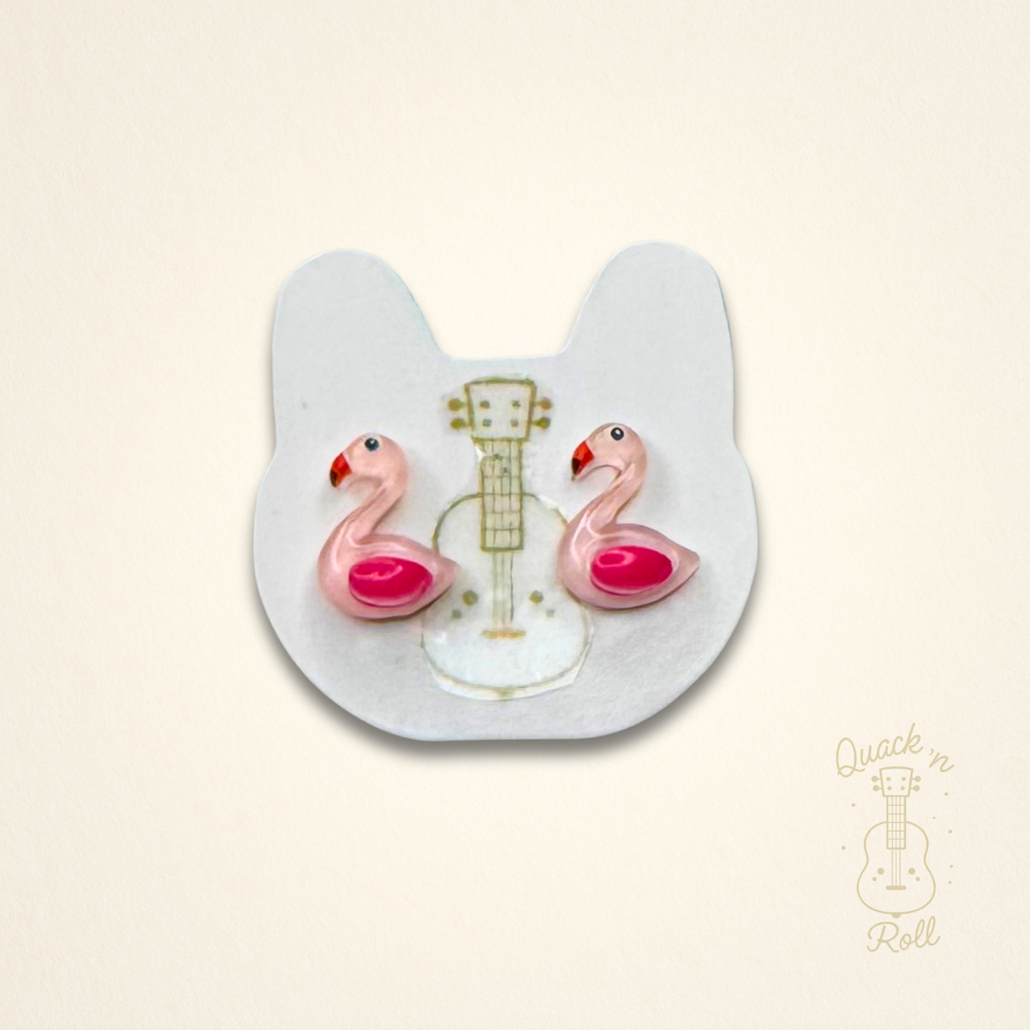 Diego Flamingo — Boucles d’oreilles Mini Quack