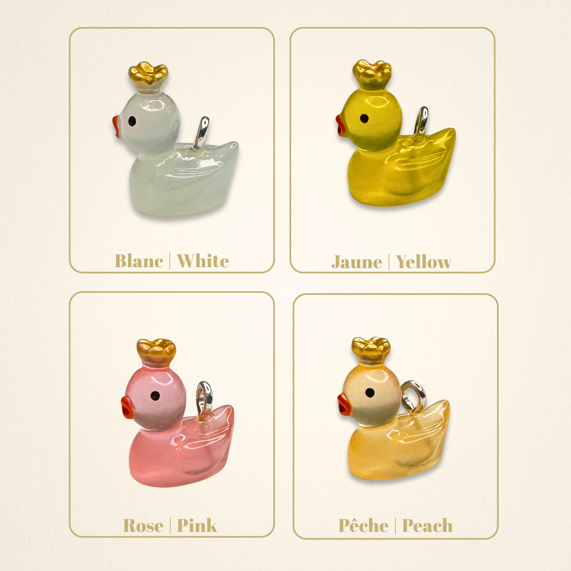 Daisy est disponible en Blanc, Jaune, Rose et Pêche