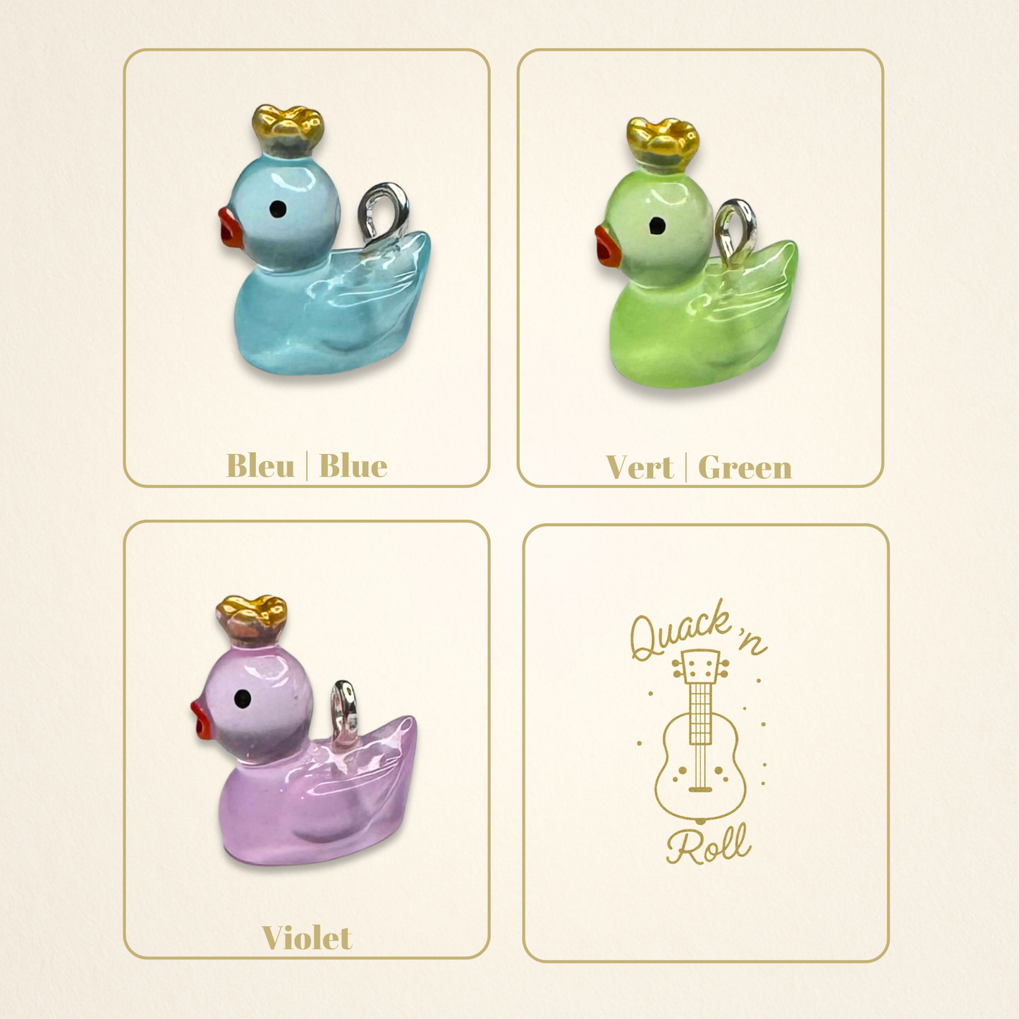 Daisy est disponible en Bleu, Vert et Violet