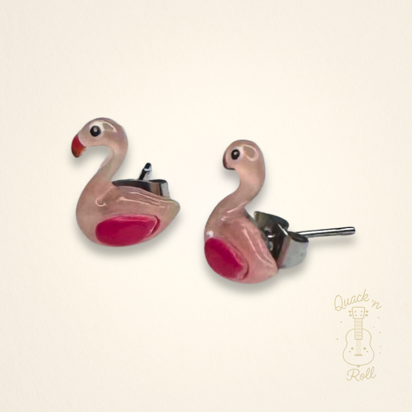 Diego Flamingo — Boucles d’oreilles Mini Quack