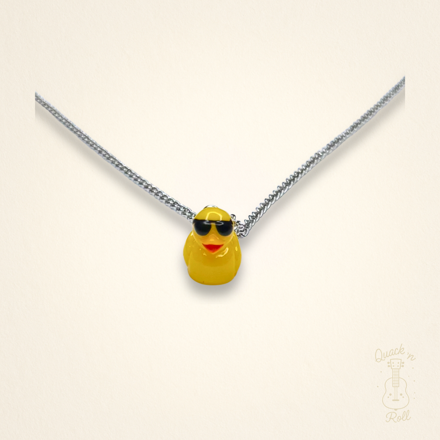 Pendentif Ducky, chaîne de 45, 50 ou 55 cm 