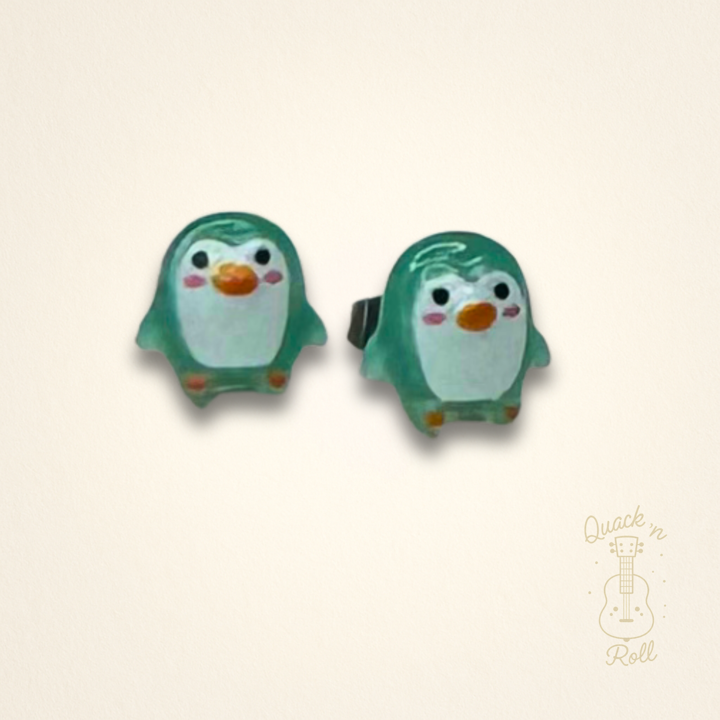 Théodore (Théo) Banquise — Boucles d’oreilles Mini Quack
